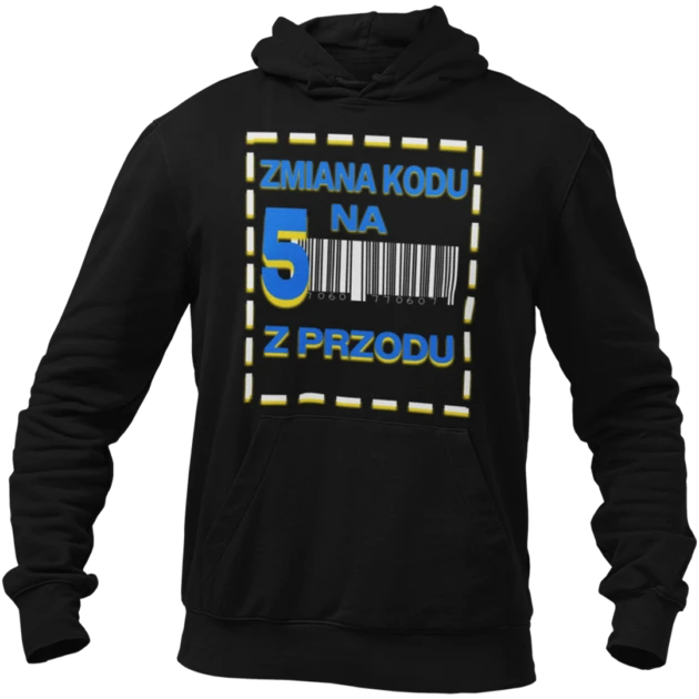 Bluza na 50 urodziny -zmiana kodu na 5 z przodu