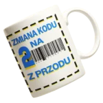 Kubek zmiana kodu na 2 z przodu