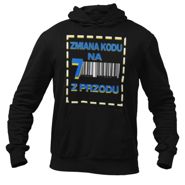 Bluza na 70 urodziny- zmiana kodu na 7 z przodu