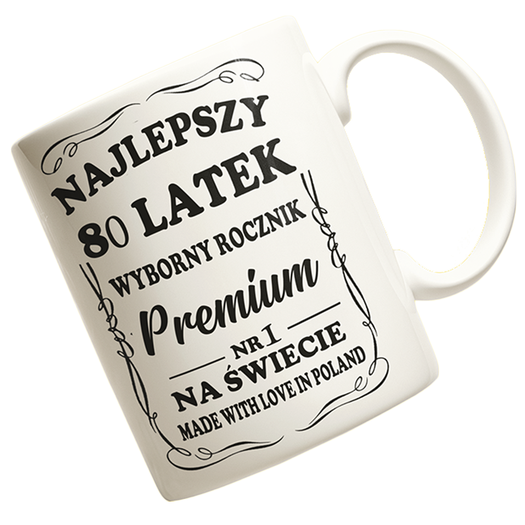 kubek na 80 urodziny