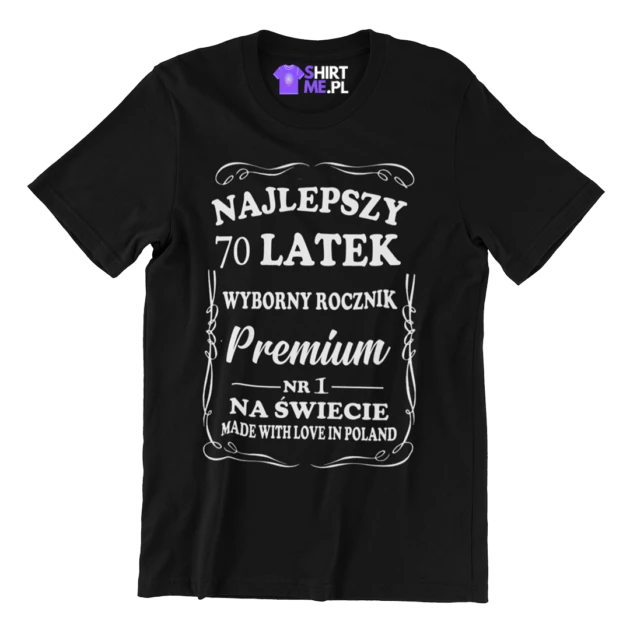 koszulka na 70 urodziny- wyborny rocznik