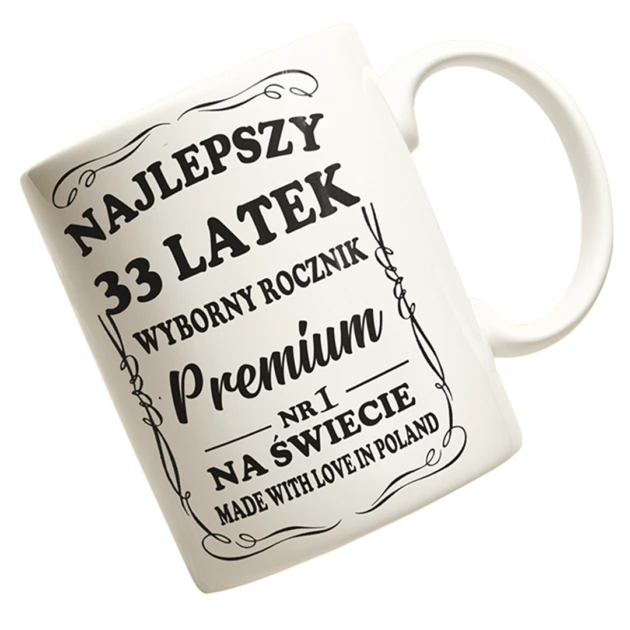 Kubek na urodziny wyborny rocznik