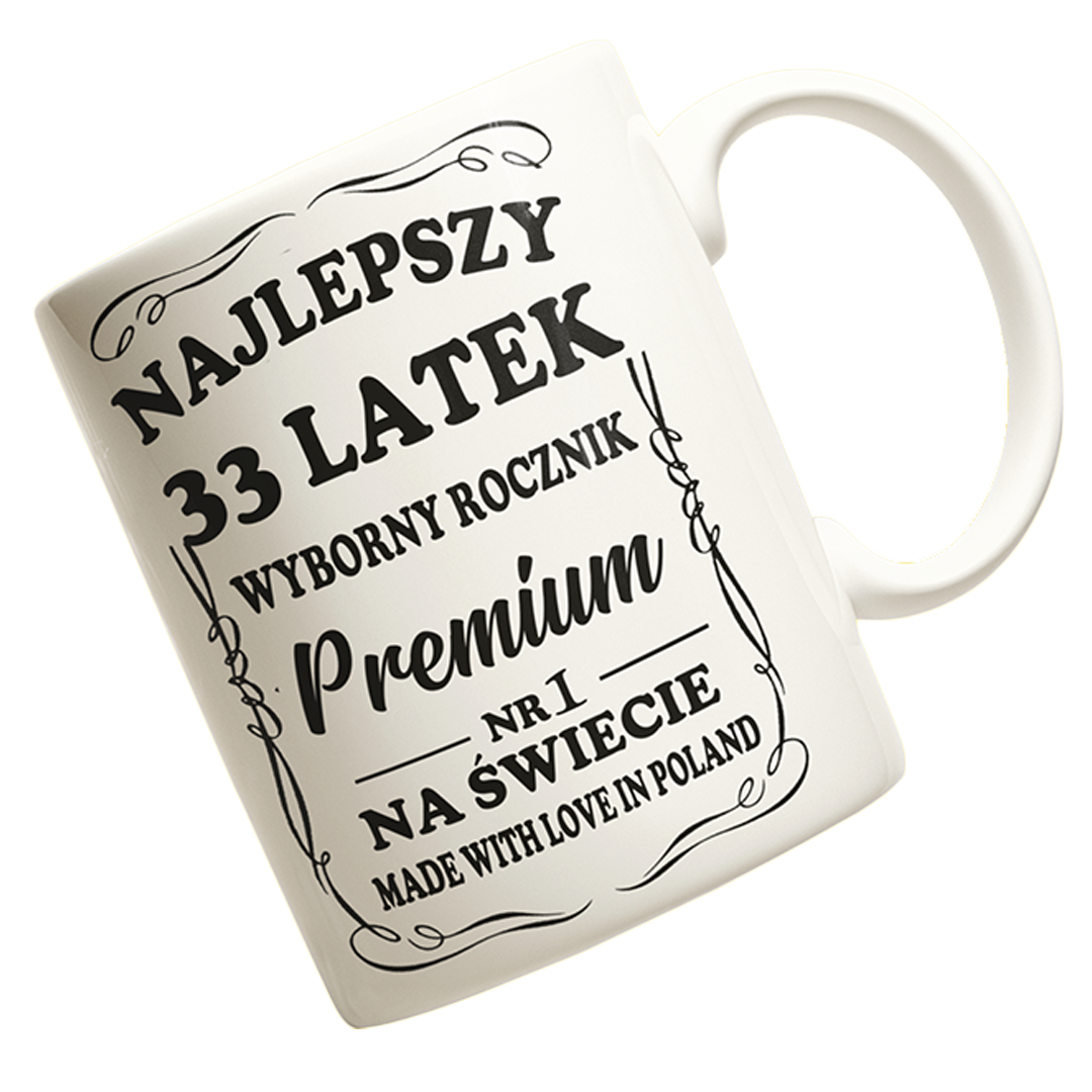 Kubek na urodziny wyborny rocznik