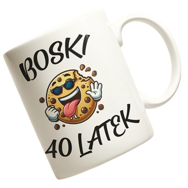 kubek na 40 urodziny - boski 40 latek