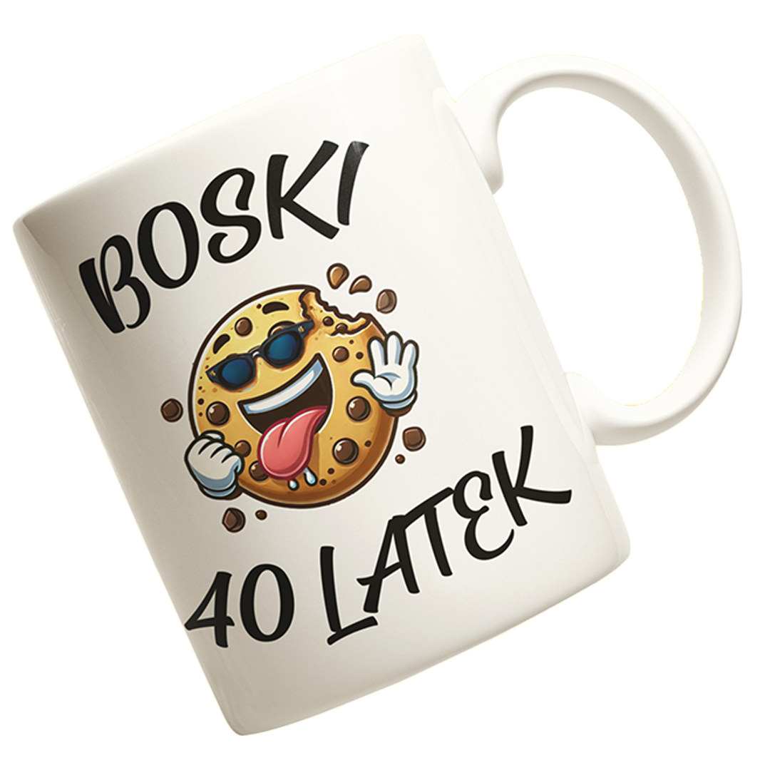 kubek na 40 urodziny - boski 40 latek