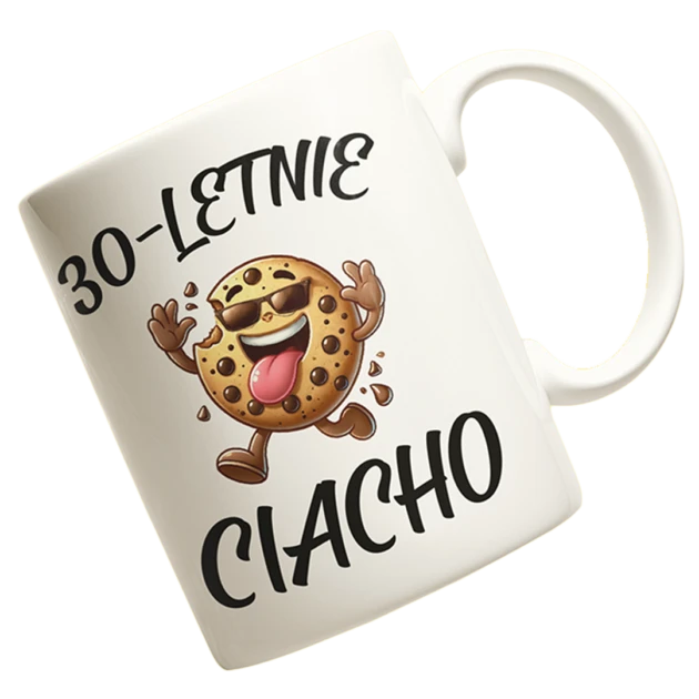 Kubek na 30 urodziny- 30 letnie ciacho