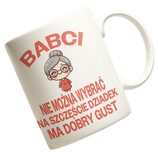 Kubek dla babci super prezent