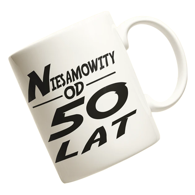 kubek na 50 urodziny - niesamowity od 50 lat