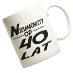 kubek na 40 urodziny - niesamowity od 40 lat