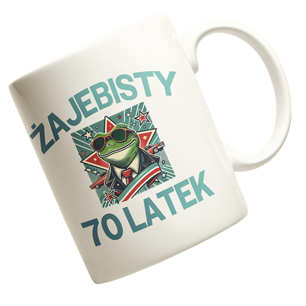 Kubek na 70 urodziny- żajebisty 70 latek