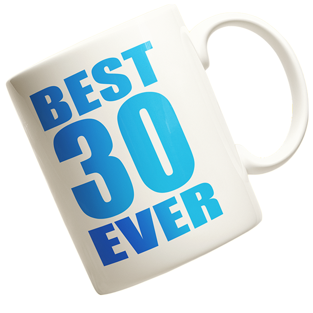 Kubek na 30 urodziny - best 30 ever