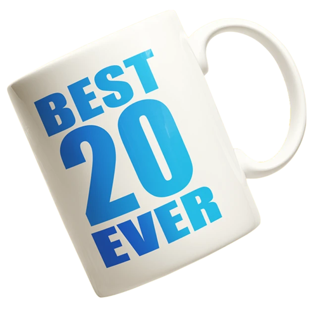 Kubek na 20 urodziny