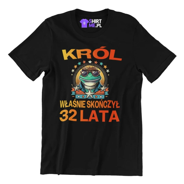 koszulka na urodziny król właśnie skończył dowolny wiek