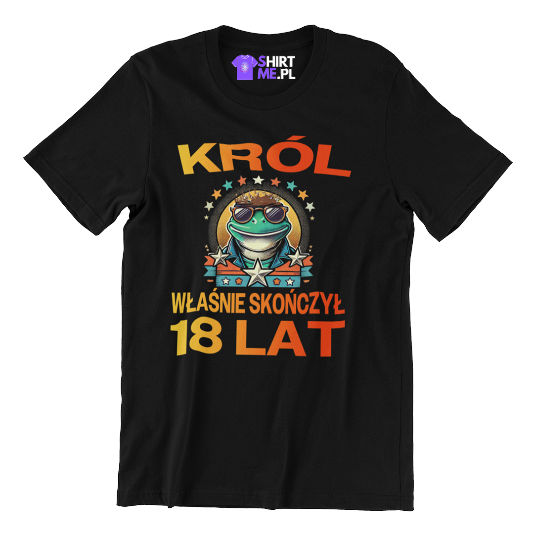 Koszulka na 18- król właśnie skończył 18 lat