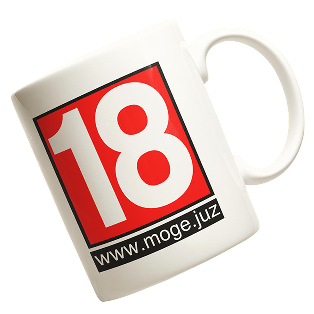 Kubek na 18 urodziny www.moge.juz