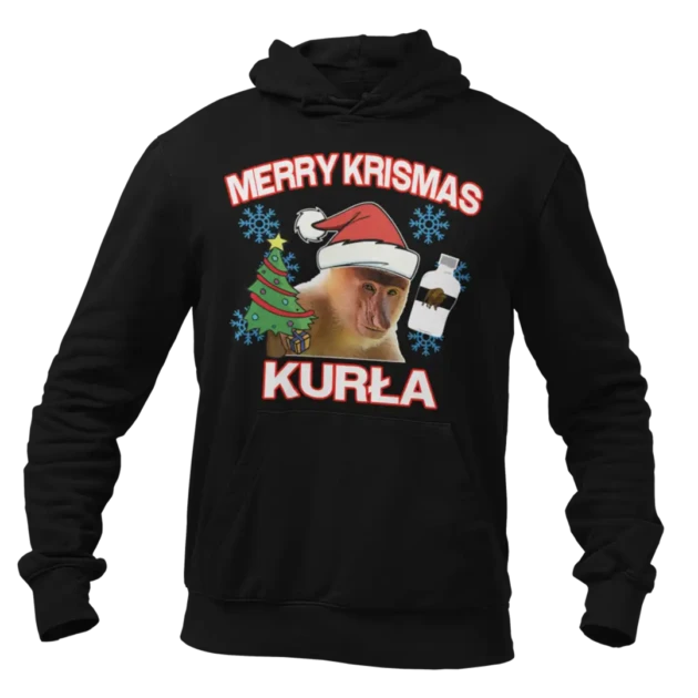 Bluza świąteczna merry christmas kurła- janusz nosacz