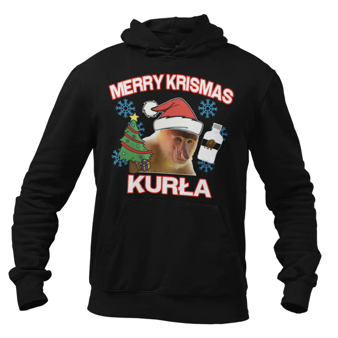 Bluza świąteczna merry christmas kurła- janusz nosacz