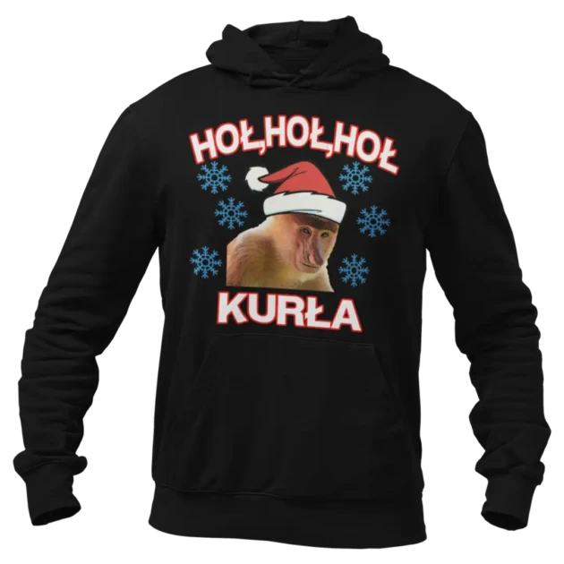 Bluza świąteczna hoł hoł hoł kurła- janusz nosacz