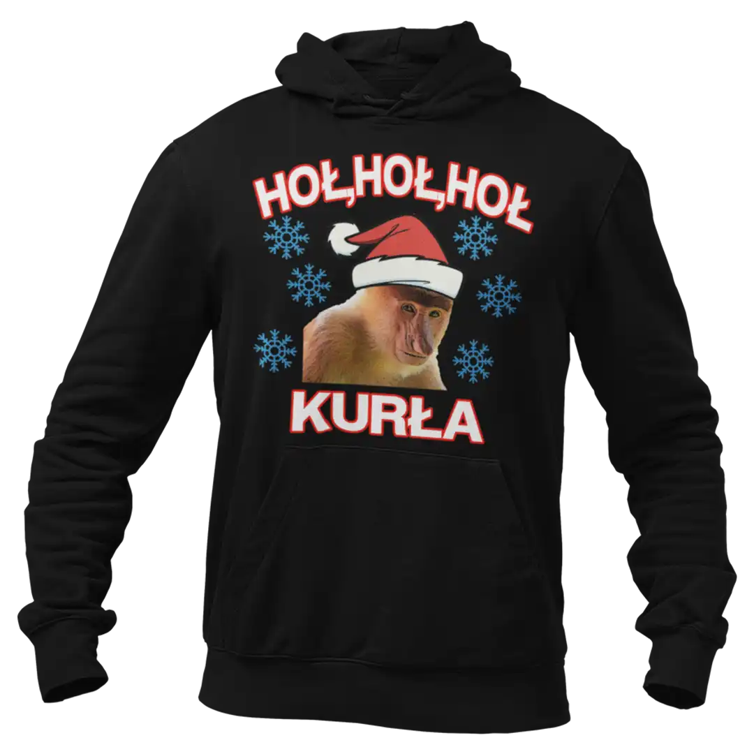 Bluza świąteczna hoł hoł hoł kurła- janusz nosacz