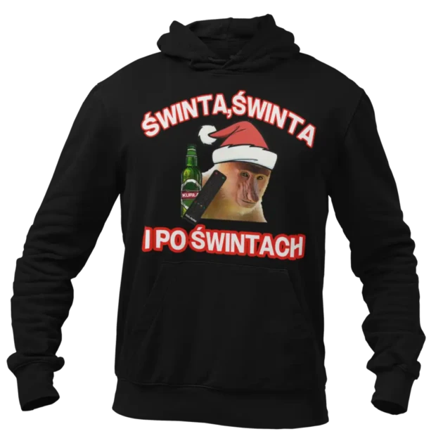 Bluza świąteczna świnta świnta i po świntach- janusz nosacz