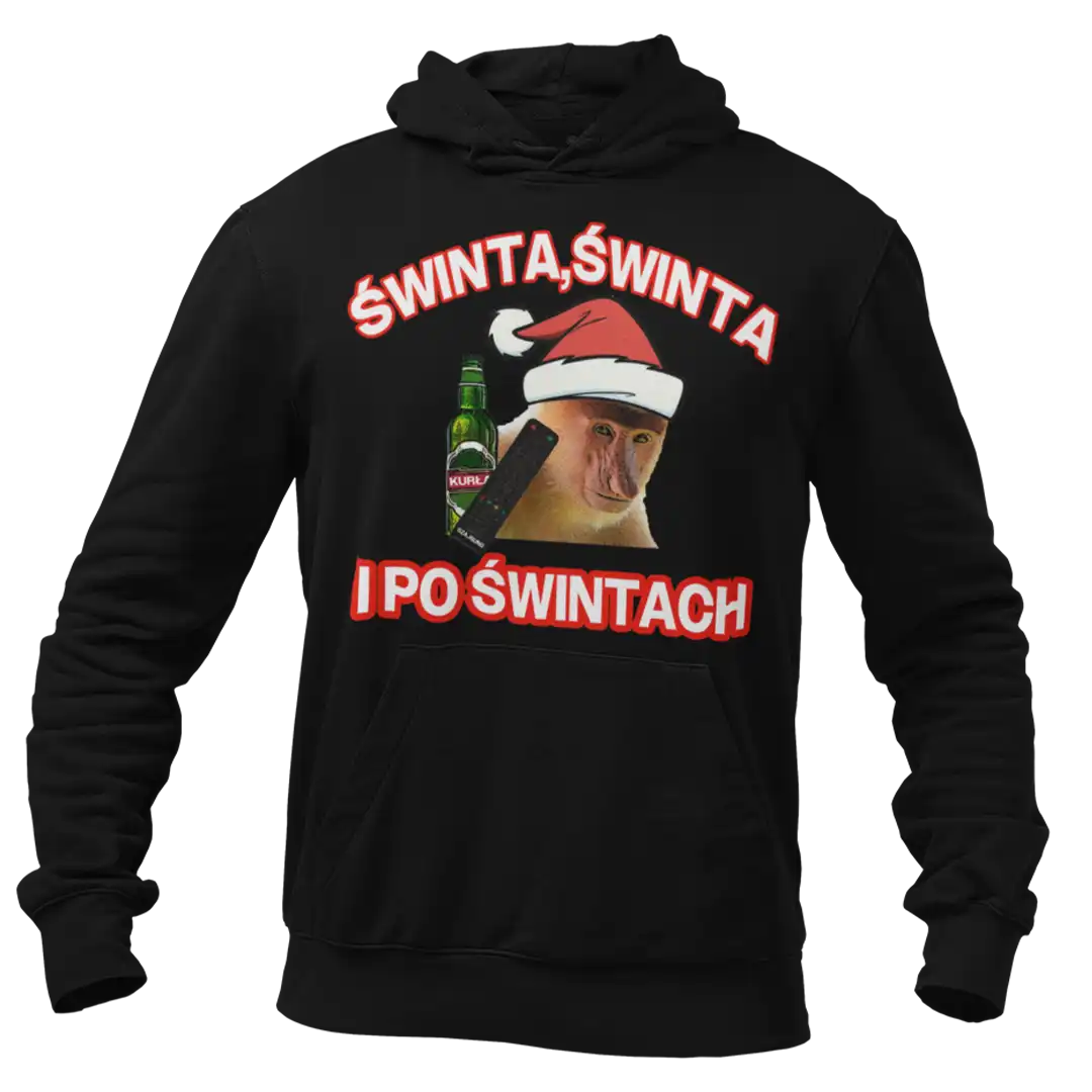 Bluza świąteczna świnta świnta i po świntach- janusz nosacz