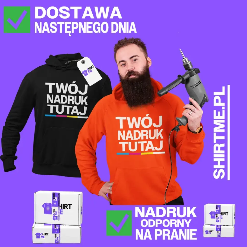 Bluza męska z własnym nadrukiem