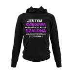 Bluza jestem księgową oczywiście że jestem szalona myślisz że ktoś normalny by to robił?