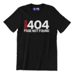 KOSZULKA DLA INFORMATYKA / PROGRAMISTY- ERROR 404 PAGE NOT FOUND