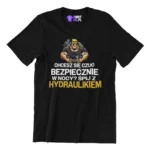 Koszulka chcesz się czuć bezpiecznie w nocy? Śpij z hydraulikiem