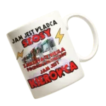 kubek jam jest władca szosy zaklinacz diesla pogromca kilometrów jam jest kierowca