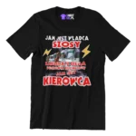 koszulka jam jest władca szosy zaklinacz diesla pogromca kilometrów jam jest kierowca