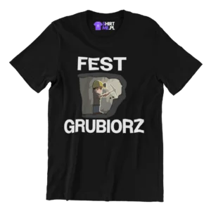 Koszulka dla górnika z nadrukiem fest grubiorz