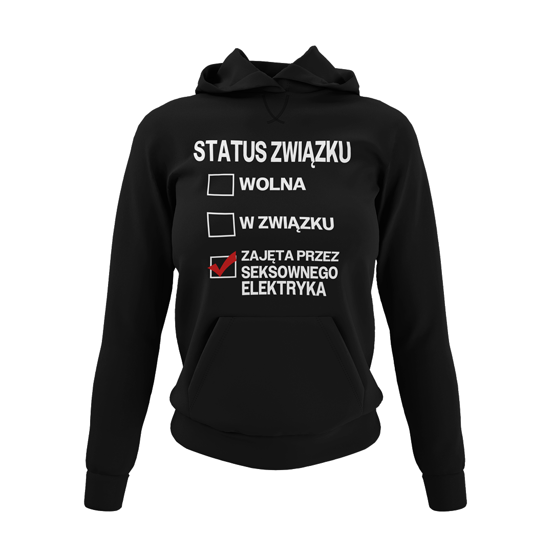 Bluza status związku: zajęta przez seksownego elektryka