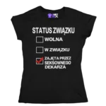 Koszulka Status związku: zajęta przez seksownego dekarza