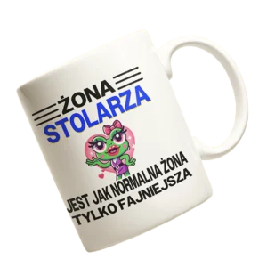Koszulka Żona stolarza jest jak normalna żona, tylko fajniejsza