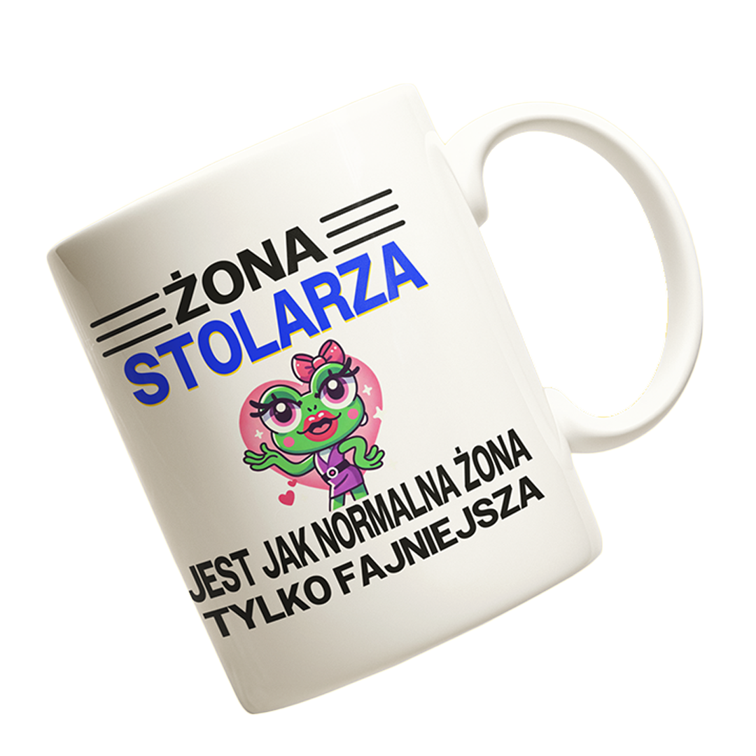 Koszulka Żona stolarza jest jak normalna żona, tylko fajniejsza