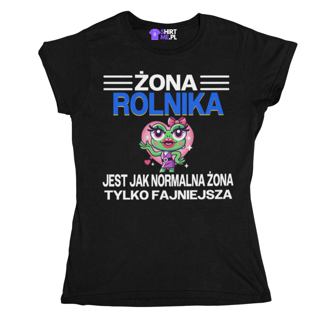 Koszulka żona rolnika jest jak normalna żona tylko fajniejsza