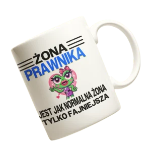 Kubek "Żona prawnika jest jak normalna żona, tylko fajniejsza"