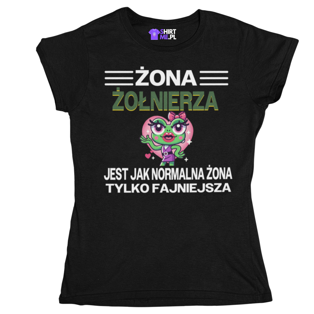 Koszulka żona żołnierza jest jak normalna żona tylko fajniejsza