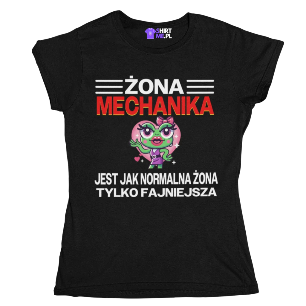 Koszulka żona mechanika jest jak normalna żona tylko fajniejsza