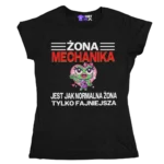 Koszulka żona mechanika jest jak normalna żona tylko fajniejsza