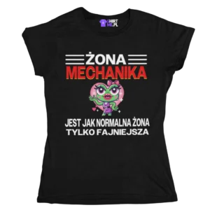 Koszulka żona mechanika jest jak normalna żona tylko fajniejsza