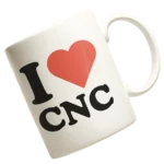 Kubek i love cnc