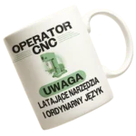 Kubek uwaga operator cnc