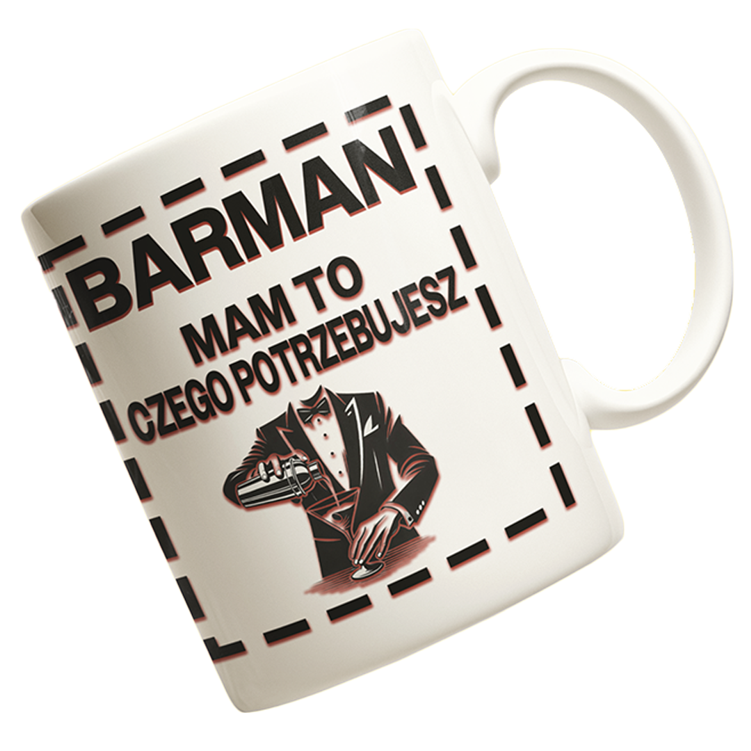 Kubek barman mam to czego potrzebujesz