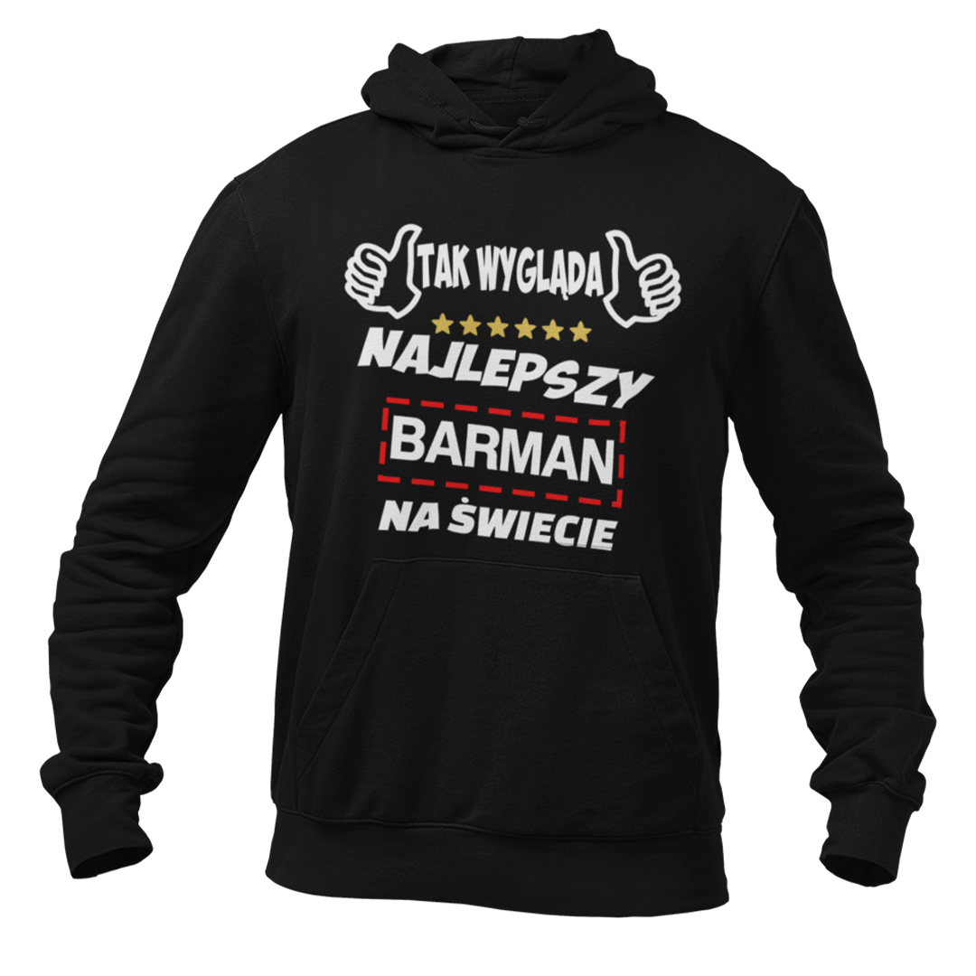 Bluza tak wygląda najlepszy barman na świecie