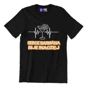 Koszulka serce barmana bije inaczej