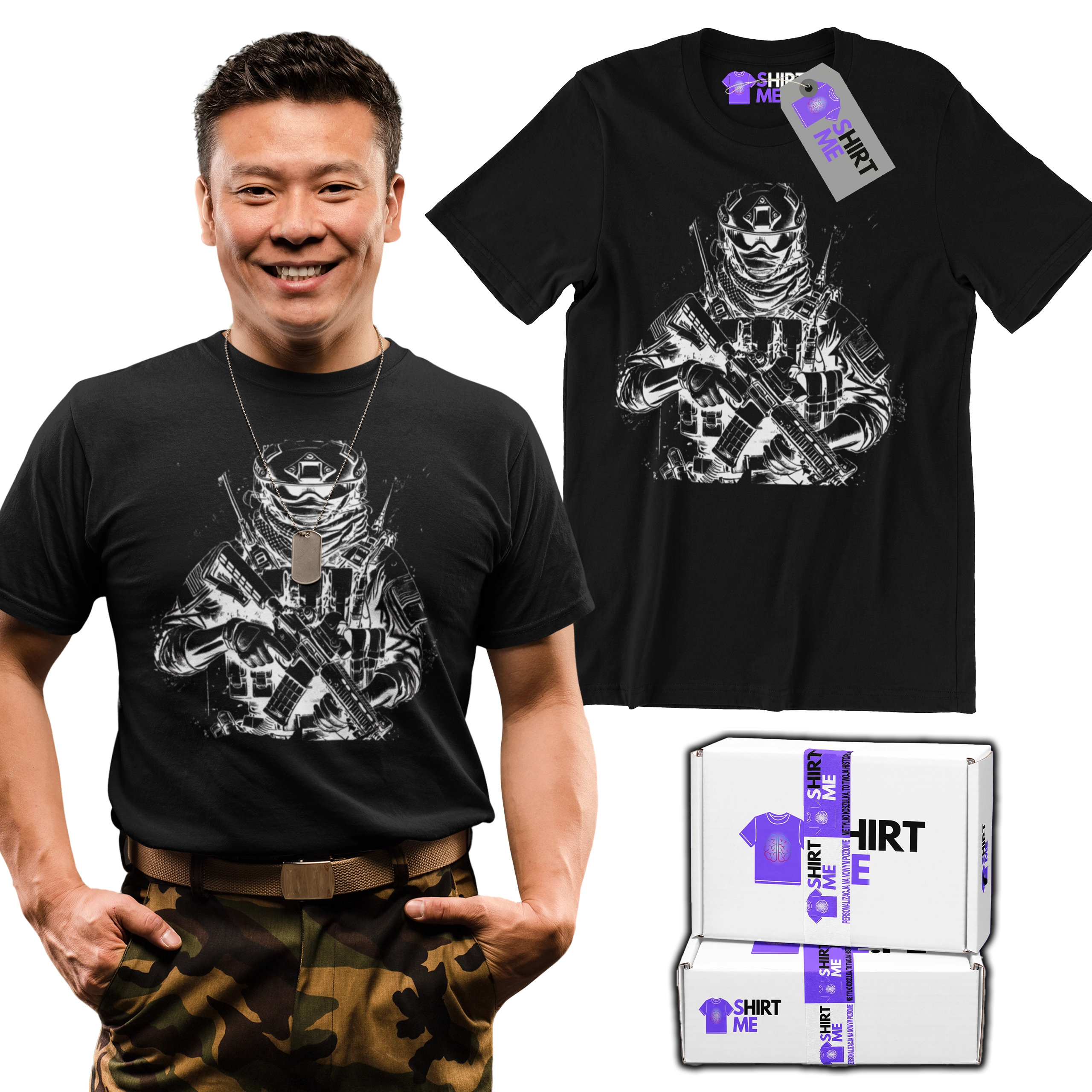 Koszulka z żołnierzem