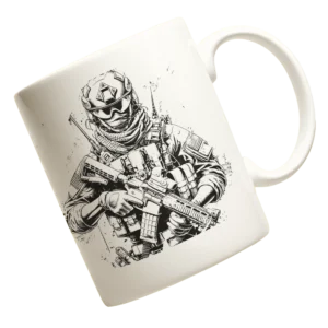 Kubek z żołnierzem dla żołnierza