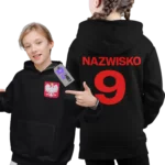 Bluza dziecięca z własnym imieniem i numerem piłkarska